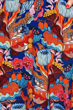 Clearance Lisa kjol Babylon Blå Kjolar