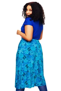 Fashion Lisa kjol Illusion Blå Kjolar