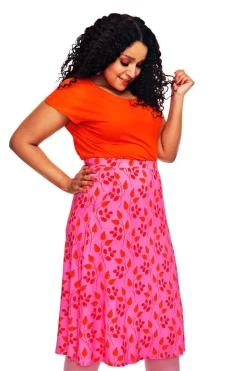 Hot Lisa kjol Nypon Rosa Kjolar