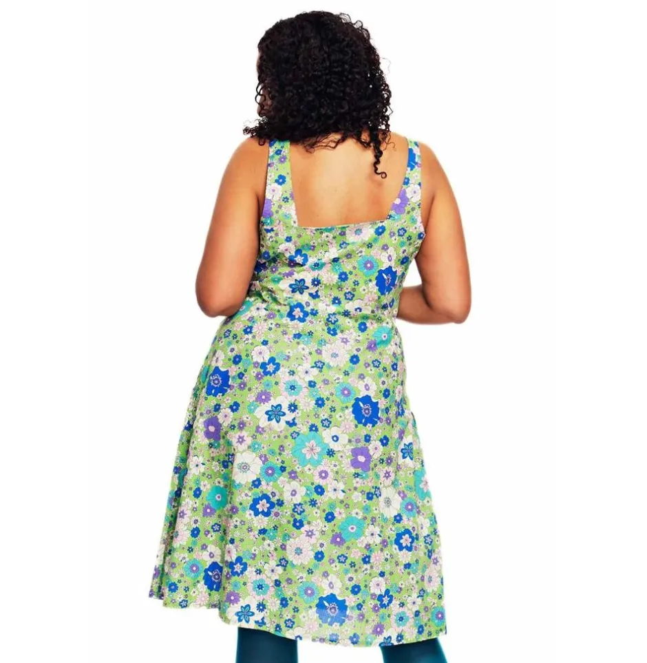 Discount Maja klänning Kreativ Grön Klänningar