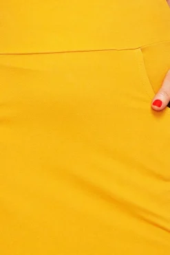 Fashion Majken kjol Jeans gul Kjolar