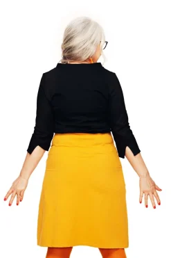 Fashion Majken kjol Jeans gul Kjolar