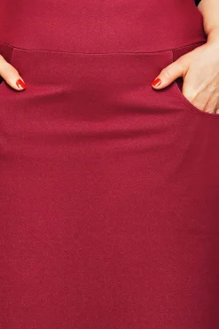 Outlet Majken kjol Jeans Plommon Kjolar