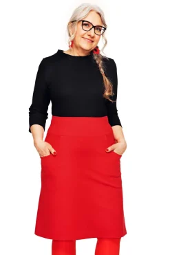 Outlet Majken kjol Röd Kjolar