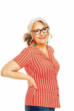 Fashion Margit blus Ranka Toppar