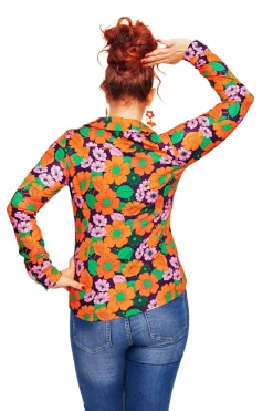 Online Matilda blus 1970 lila Toppar