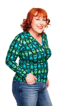 Discount Matilda blus Timglas grön Toppar