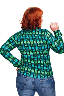 Discount Matilda blus Timglas grön Toppar