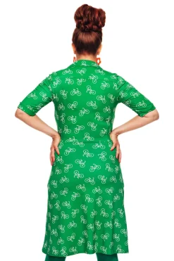 New Monica klänning Cykeltur Grön Klänningar