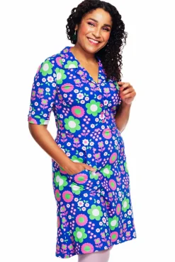 Discount Monica klänning Daisy Blå Klänningar