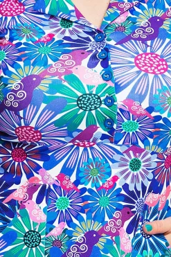 Online Monica klänning Fågeltivoli Lila Klänningar