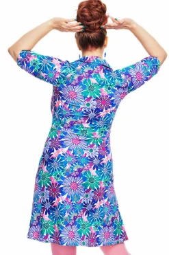 Online Monica klänning Fågeltivoli Lila Klänningar