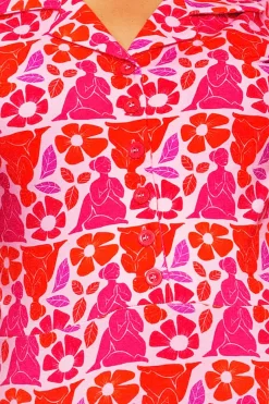 Fashion Monica klänning Fridfull Rosa Klänningar