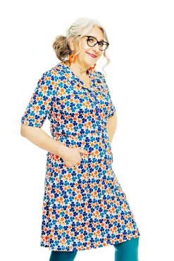 Best Monica klänning Klöver Orange Klänningar