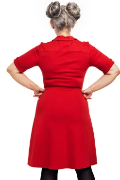 Outlet Monica klänning Röd Klänningar