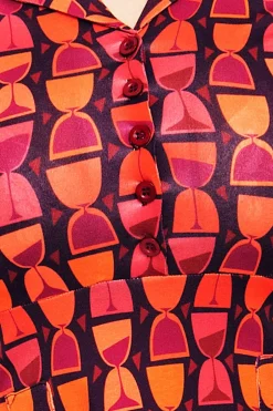 Sale Monica klänning Timglas lila Klänningar