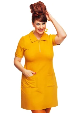 Online My klänning Jeans gul Klänningar