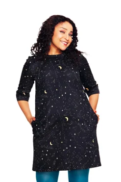 Fashion Olivia klänning Astrologi svart Klänningar