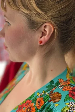 New Örhängen koda pluppar rost Örhängen