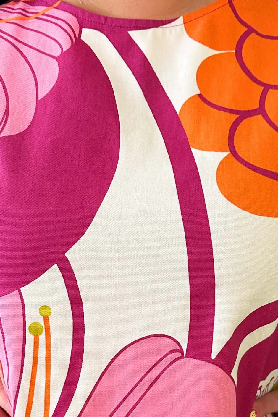 Best Rut klänning Retro rosa Klänningar