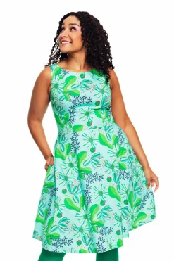 Discount Saga klänning Karamell Mint Klänningar