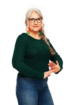 Clearance Sigrid kofta Skog Koftor