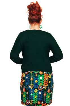 Clearance Sigrid kofta Skog Koftor