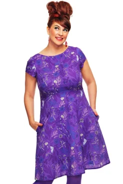 Outlet Siv klänning Ogräs Lila Klänningar