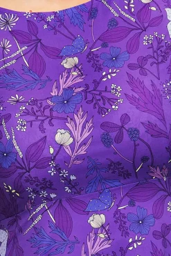 Outlet Siv klänning Ogräs Lila Klänningar