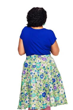 Fashion Solbritt kjol Kreativ Grön Kjolar