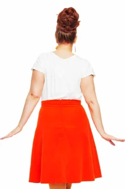 Hot Sonja kjol Apelsin Kjolar