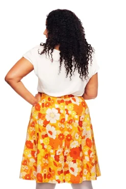 Discount Sonja kjol Dag Orange Kjolar