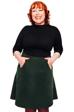 Online Sonja kjol Mörkgrön Kjolar