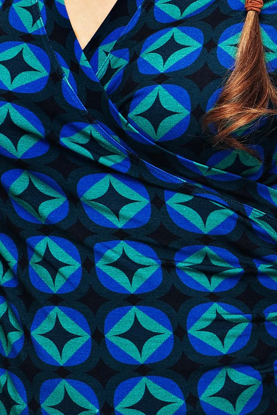 Sale Susanne topp Mosaik Blå Toppar