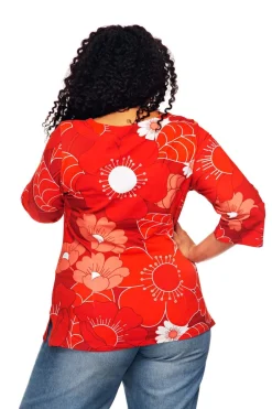 Fashion Vendela topp 1960 Röd Toppar