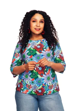 Clearance Vendela topp Fågeltivoli Blå Toppar