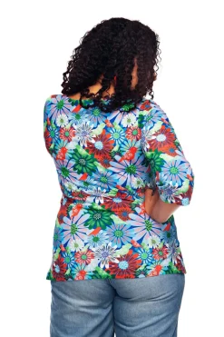 Clearance Vendela topp Fågeltivoli Blå Toppar