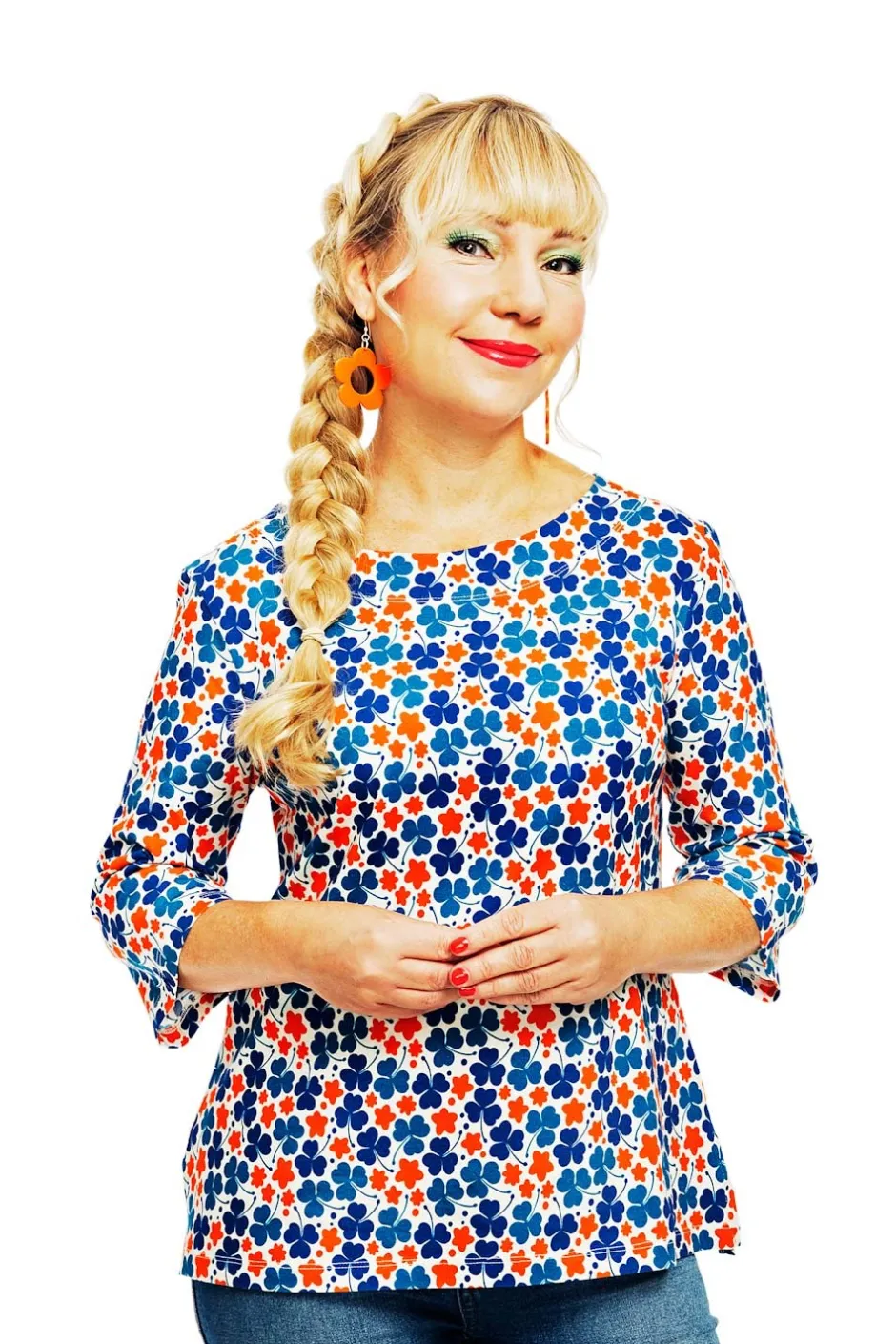 Discount Vendela topp Klöver Orange Toppar