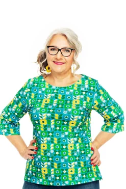 Hot Vendela topp Ängsmark Turkos Toppar