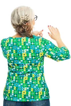 Hot Vendela topp Ängsmark Turkos Toppar