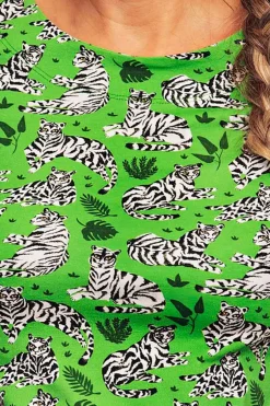 Outlet Vendela topp Tigrar Grön Toppar
