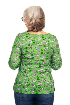 Outlet Vendela topp Tigrar Grön Toppar