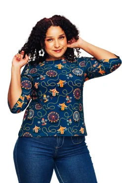 Online Vendela topp Tivoli Petrol Toppar