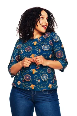 Online Vendela topp Tivoli Petrol Toppar