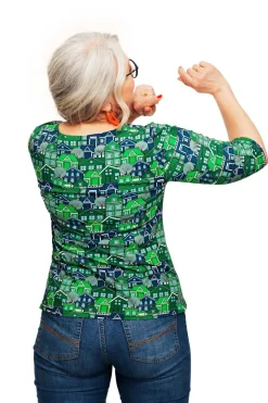 Fashion Vendela topp Vår gata grön Toppar