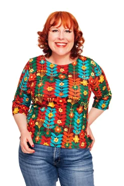 Clearance Vendela topp Växtkraft brun Toppar