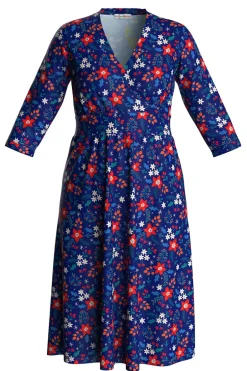 Online Vera klänning Stjärnglans blå Klänningar