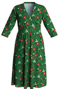 Clearance Vera klänning Stjärnglans grön Klänningar