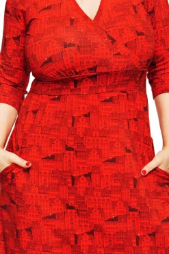 Best Vera klänning Stockholm Röd Klänningar