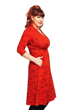 Best Vera klänning Stockholm Röd Klänningar